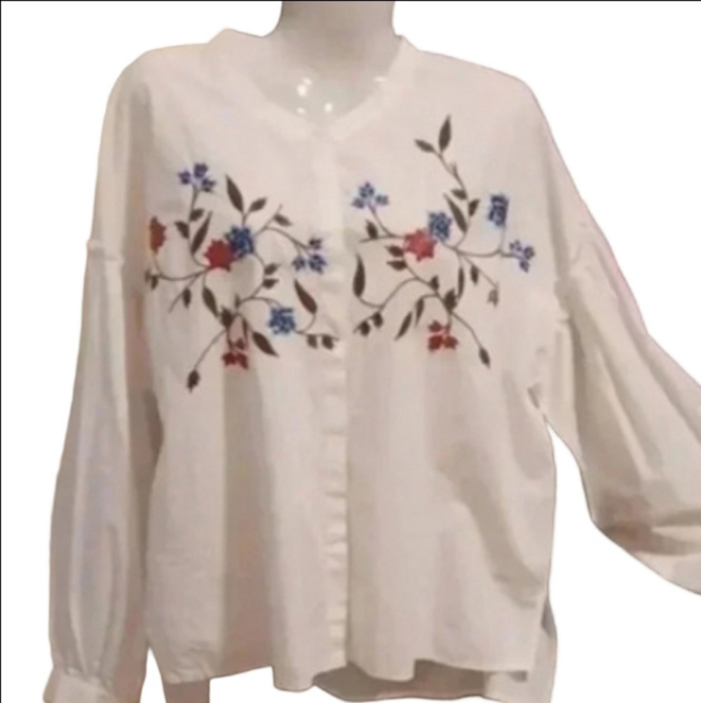 Vince Camuto button down top Women's Size Large